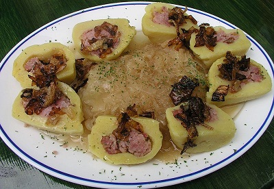 Кнедлики с картофелем